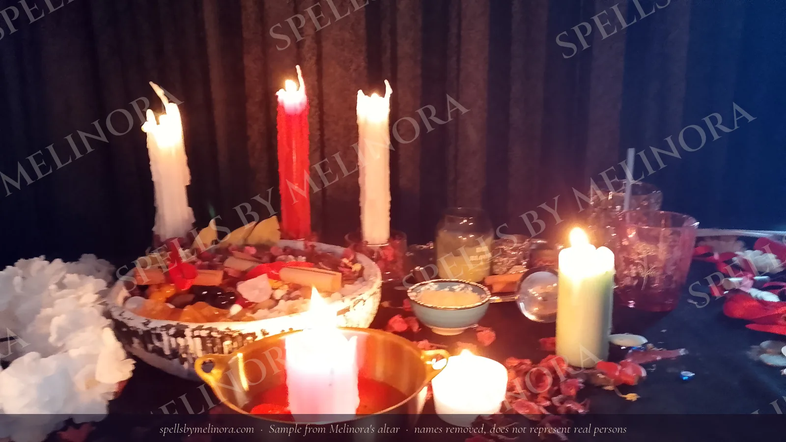 Melinora's altar, where every working is laid