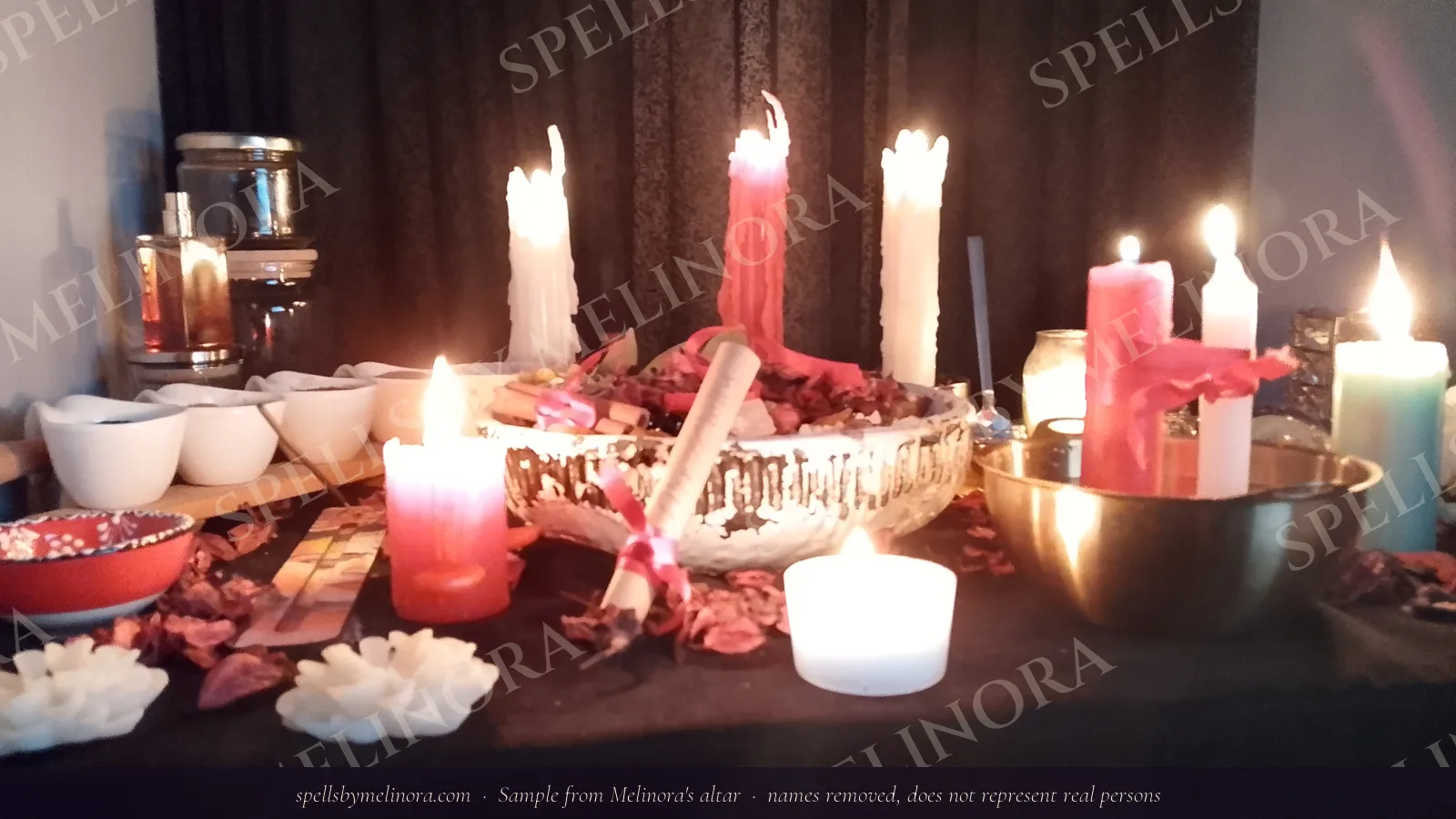 Melinora's altar, where every working is laid
