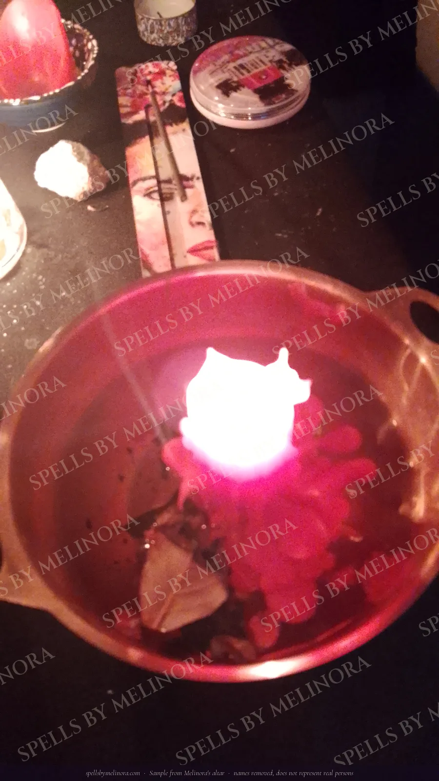 A working on Melinora's altar