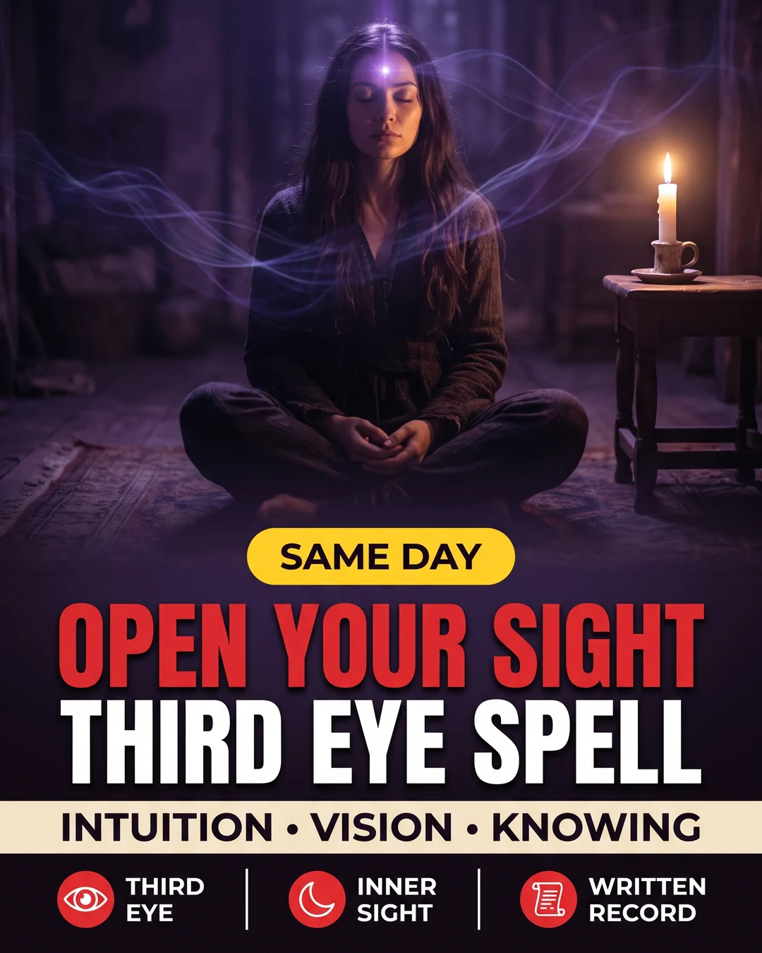 Psychic Ability & Third Eye Spell, The Star Water
