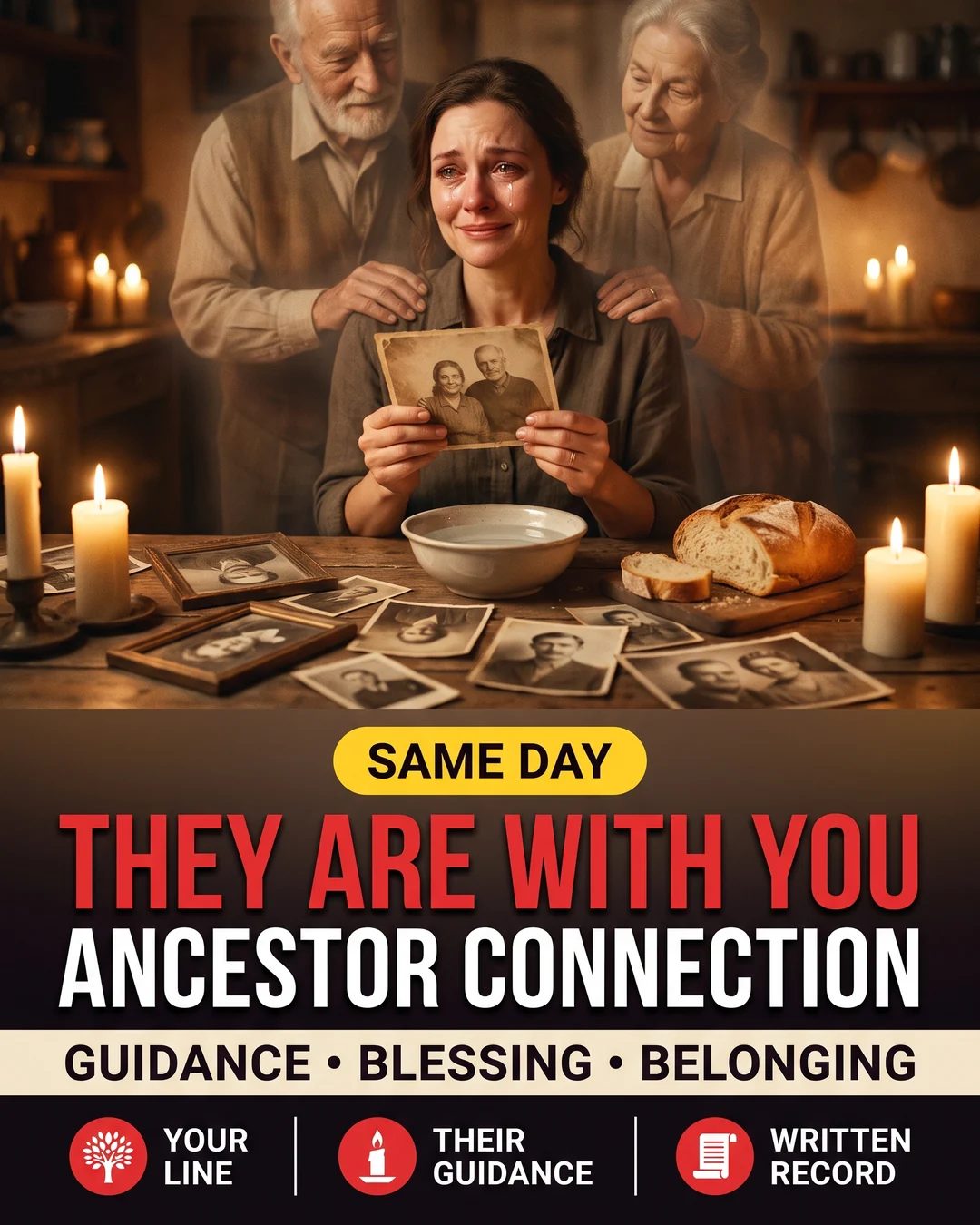 Ancestor Connection Spell, The Thursday Candle