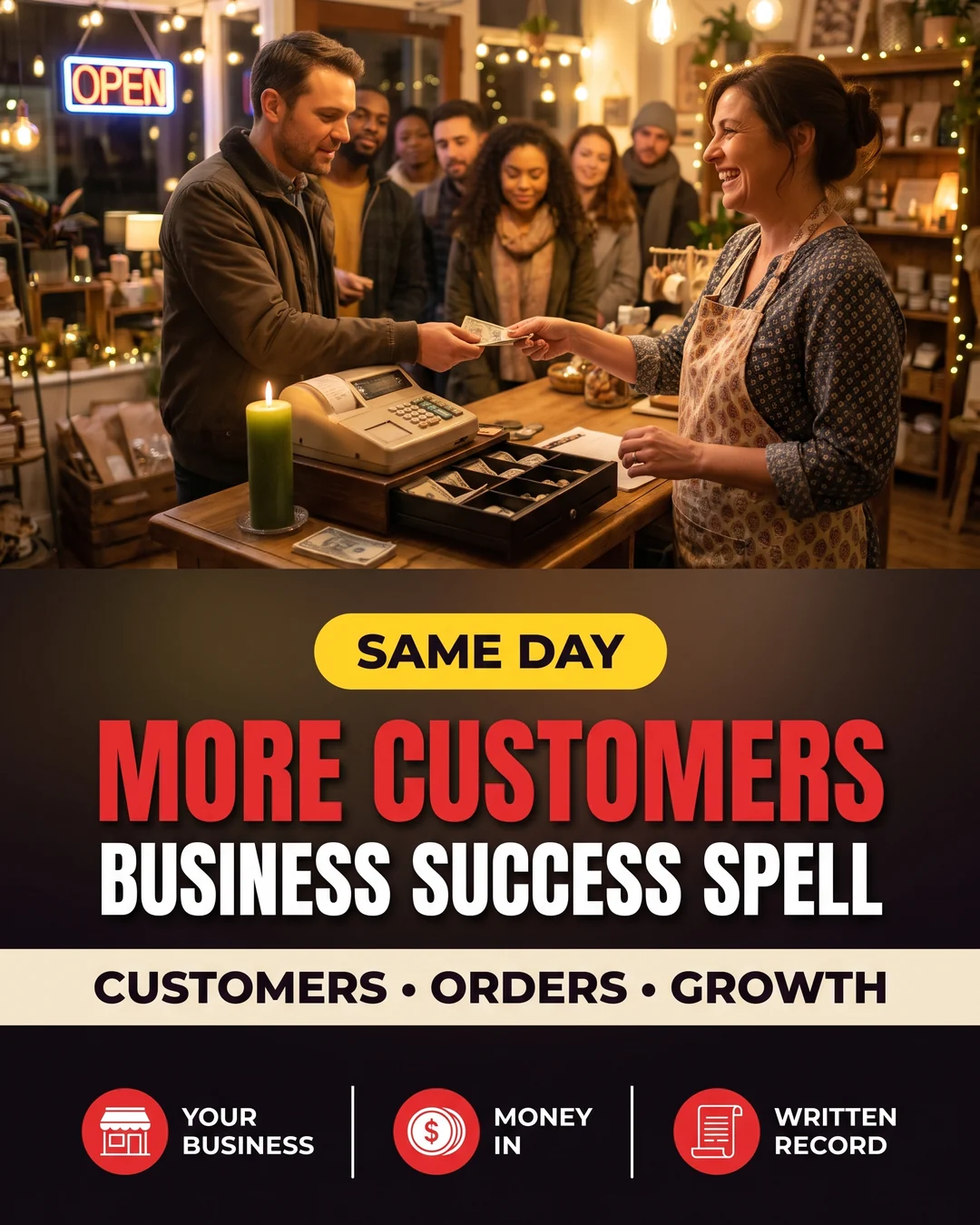 Business Success Spell, The Siftah Coin