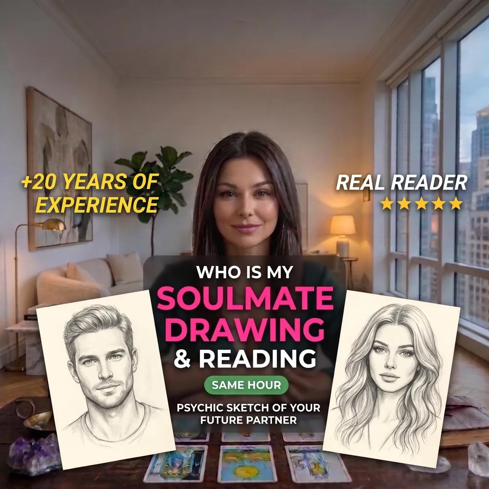 Soulmate Drawing & Reading by Psychic Melinora