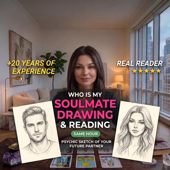 Soulmate Drawing & Reading by Psychic Melinora